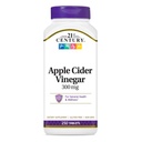 21. Yüzyıl Apple Cider Vinegar 300mg Tabletleri, 250 Kont