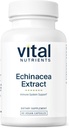 Vital Nutrients Echinacea Extract 1000 mg | Vegan Echinacea Immune Support Supplement | Gluten, Süt, Soy Free | Non-GMO | 60 Capsules