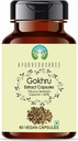 Gokhru Extract 500 mg - 60 Vegetarian Capsules|Tribulus Terrestris| All Natural | 100% Vegan | Gluten-Free | GMP sertifikalı