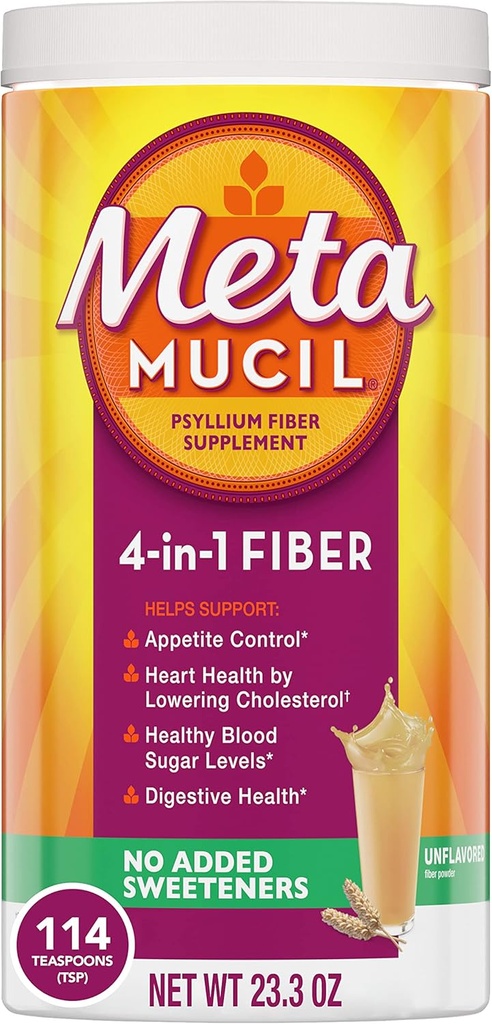 Metamucil Smooth Texture Sugar-Free Unflavored 114 Her (OLD)