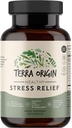 TERRA ORIGIN Sağlıklı Stres Tamam | 60 Capsules | KSM-66 Organik Ashwagandha, L-Theanine, Rhodiola Extract, Astragalus Root and Holy Basil | Stres ve Mood Destek