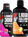 PROSUPPS L-Carnitine 3000 Stimulant Ücretsiz Sıvı Shots (Berry) Nitro23 Sıvı Collagen Shots (Citrus Punch) Schen
