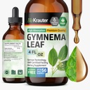 BIO KRAUTER Gymnema Sylvestre Extracts - Alkol ve Şeker Free - Vegan Gymnema Leaf 4 Fl.Oz.