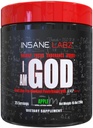 I am God Pre Workout, High Stim Pre Workout Toz Loaded with Tinatine and DMAE Bitartrate Yakıted by AMPiberry, Enerji Focus Endurance Kas Büyüme,25 Srvgs, Apple