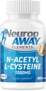 NöropAWAY Elements N-Acetyl L-Cysteine 1000 mg 60ct with Capsules (60 1000 mg Capsules Per Şişe)