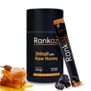 Rankaz Natural Shilajit Honey Sticks Organic - 30 Sticks, Shilajit Honey Fulvic Acid ve Trace Minerals