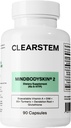 CLEARSTEM - MINDBODYSKIN Hormonal Acne Supplement (No 5-HTP) - Doğal DIM Supplement - Skin Care Vitaminleri - Hormon Dengesi, Antioksis - Gluten Free, Cruelty Free - 30 Servisler, 90 Capsules