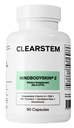 CLEARSTEM - MINDBODYSKIN Hormonal Acne Supplement (No 5-HTP) - Doğal DIM Supplement - Skin Care Vitaminleri - Hormon Dengesi, Antioksis - Gluten Free, Cruelty Free - 30 Servisler, 90 Capsules