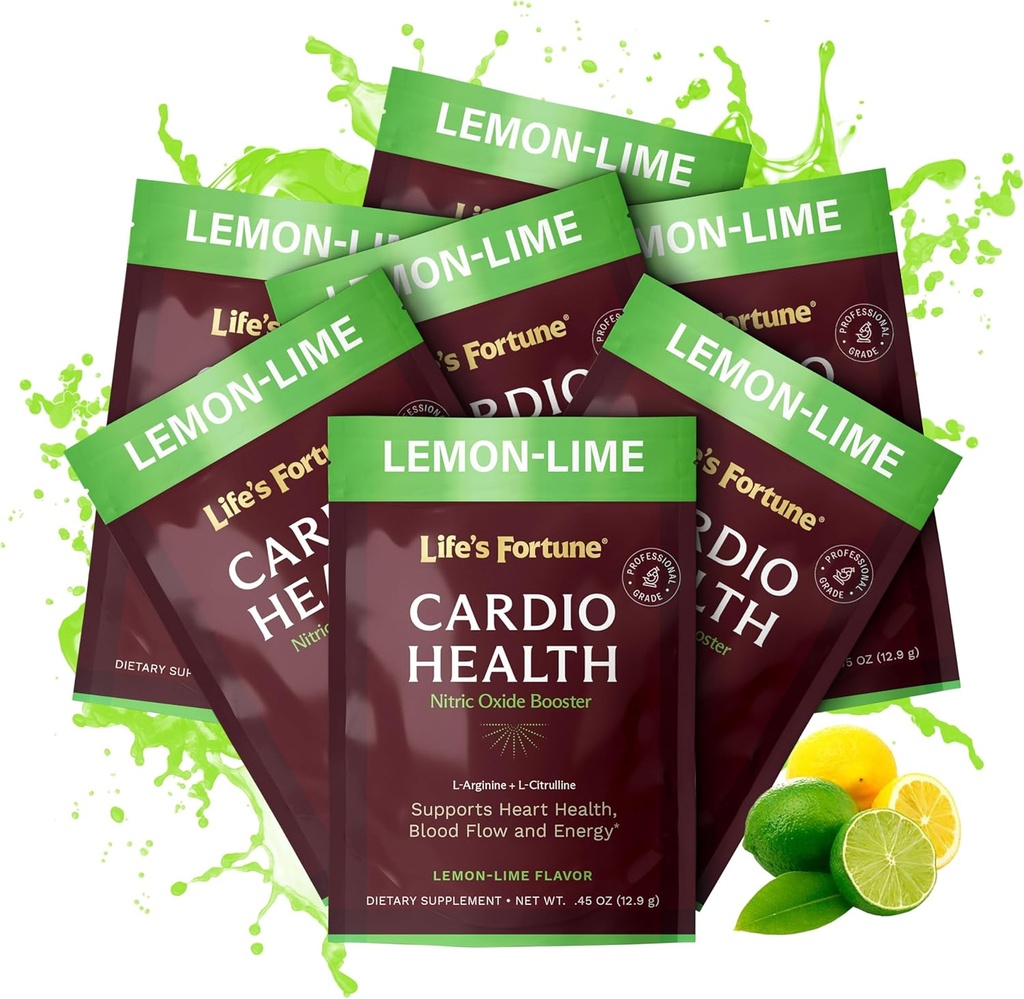 Life's Fortune L Arginine L Citrulline Supplement Toz - Yüksek Potency Nitrik Çimento Kompucu Doğal Limon Lime Flavor, 7 Hizmetler ( 1)