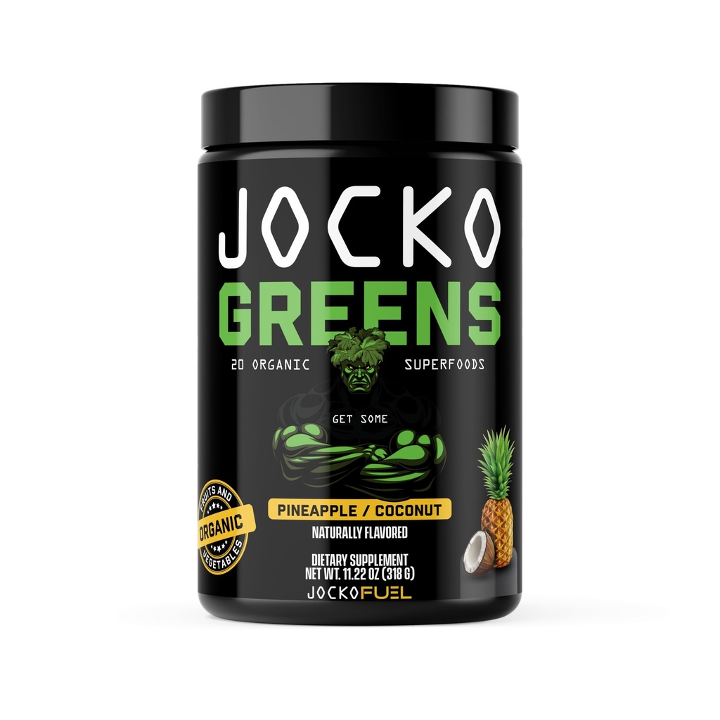 Jocko Yakıt Daily Greens Toz - Premium Organik Yeşiller Gut Health için Superfood Toz, Digestion, Bloating, Immune Support with Spirulina, Chlorella, Digestive Enzymes, & Probiyotiks - 30 Servisler