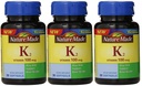 Nature Made Vitamin K2 100 mcg Softgels 30 (3) (Pazar Mayıs Vary)