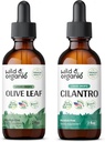 Άγρια & οργανικά φύλλα ελιάς Βάμμα 2 fl oz & Cilantro Βάμμα 2 fl oz