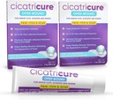 Cicatricure Triple Antibiyotik Ointment with Pain Relief, Bacitracin Antibiyotik Ointment & Cream for Desert Care, healing Ointment for Cuts, Burns, Insect Bites, First Aid Materials Essential, 1 oz