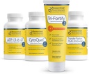 Ερευνητικό σετ Ιδρύματος Διατροφής - Tri-Fortify Liposomal Glutathionone (450mg) Orange, Transfer-Factor Multi Immune, ATP 360 & CytoQuel to Support Energy, Immunity, Cytokine Response & Detox