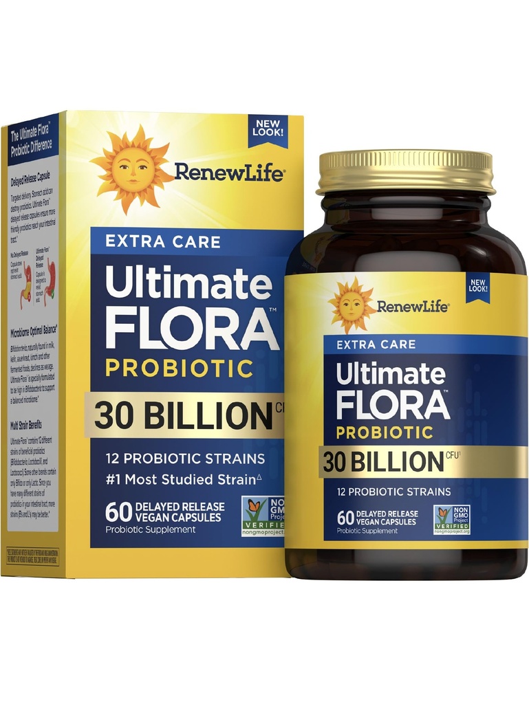Yeni Hayat Ekstra Bakım Ultimate FLORA Probiyotik, 60 kapsül