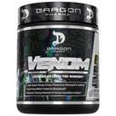 DRAGON PHARMA Venom Extreme Potency Pre-Workout, Laser Sharp Focus + Energy, Intense Performance, Proven Materialss for Advancedd Vasodilation & Endurance (40 Hizmet, Beyaz Ejderha)