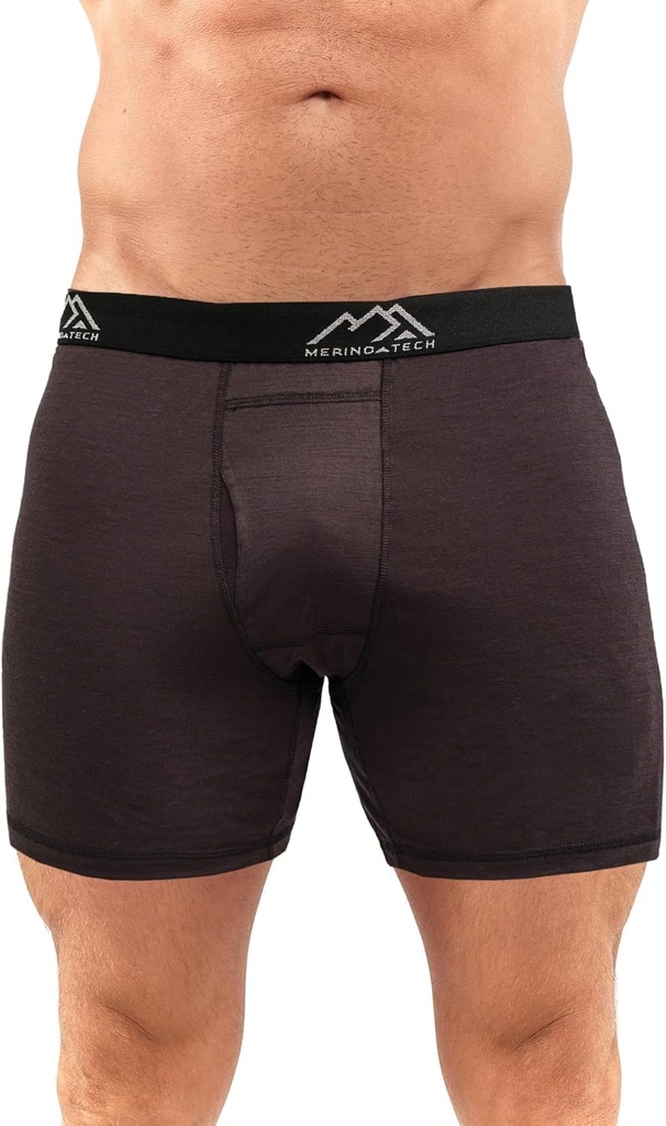 Merino.tech Merino Wool Underwear Mens - Erkekler için 100% Merino Boxer Wool Briefs