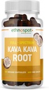 Kava Kava Root Calming Supplement Capsules – Supports Relaxation and Mood Balance with Natural Herbal Kava Extract – Non-Habit Form, Gluten-Free – 125 Vegan Capsules