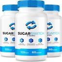 NutraRize (3 Pack) κάψουλες ζάχαρηςSwitch, Επίσημη χάπια διακόπτη ζάχαρης, Όλα-Φυσική φόρμουλα αίματος για υγιή επίπεδα, Διακόπτης ζάχαρης 24 Συμπλήρωμα, Κριτικές Pectin ζάχαρηςSwitch (180 κάψουλες)