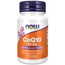 NOW συμπληρώματα τροφίμων, CoQ10 50 mg, φαρμακευτικός βαθμός, All-Trans μορφή που παράγεται από ζύμωση, 50 Softgels