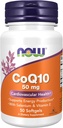 NOW Foods Supplements, CoQ10 50 mg, Pharmaceutical Grade, All-Trans Form produced by Fermentation, 50 Softgels