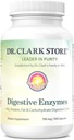 Dr. Clark Digestive Enzymes Supplement – 700mg, 100 Ζελατίνες Κάψουλες, Υποστηρίζει Υγιή Διέγερση & Απορρόφηση θρεπτικών συστατικών