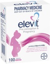Elevit Gebelik Iodine 100 Tabletle Multivitamin (19 Gün)-Made in Germany-Imported from New Zealand