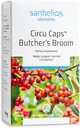 Sanhelios Circu Caps High Potency Butcher's Broom Dried Extract 33mg & Rosemary Oil - Herbal Support Supplement for Healthy Blood Flow, Veins & Circulation in Legs - 96 Softgel Capsules