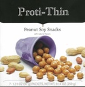Proti-Thin Peanut Soy Snacks, 15g Protein, Low Calorie, Low Fat, Low Carb, No Gluten Materialss, Diyet Protein Puffs, KETO Friendly, Ideal Protein Uyumlu, 7 Kont Box Box