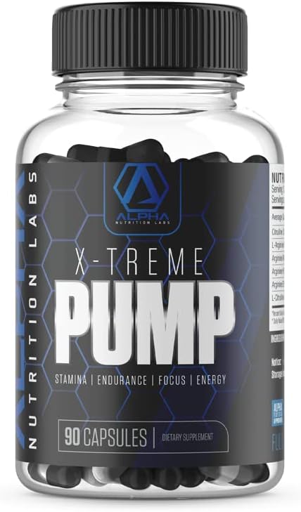 Stamina için X-Treme Pump, Endurance, Focus, Energy Diyetary Supplement, 90 Capsules