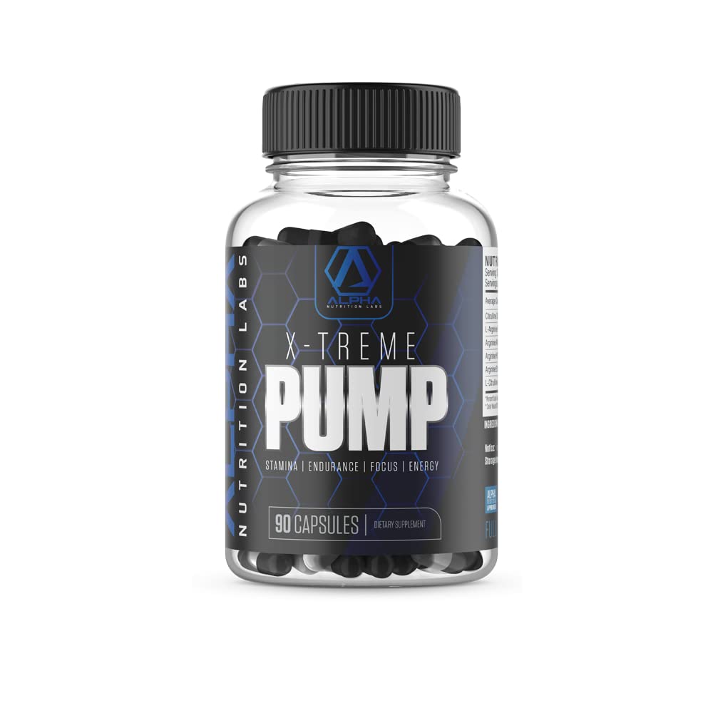 Stamina için X-Treme Pump, Endurance, Focus, Energy Diyetary Supplement, 90 Capsules