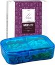 Organize Vitamin - Seyahat Pill Organizer Box & 6 Karşılaştırma Günlük Tıp Davası Pilleri, İlaçları, Tamamlar, Vitaminler ve Balık Yağları Her Gün MEDca tarafından Kullanılacak
