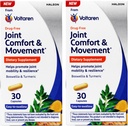 Voltaren Ortak Konfor ve Hareket, Diyet Supplement, Swallow, 30 Kont (Pack of 2)