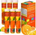 Çinko 1000 mg Vitamin C ile Vitamin C Vitamin C C C Masa Vitamini C Efervescente Para Yetişkino çinko ve Vitamin C 6 Pack
