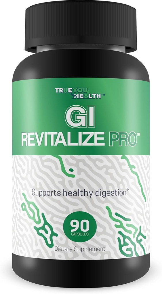 GI Revitalize Pro - Gut Health Supplements for Gastrointestinal Health Support - Geliştirilmiş Digestion, Nutrient Abxia, & Regularity - Vitamin D & Psyllium - Bonus Immune Support Faydaları