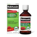 Robitussin Yetişkin maksimum Güçlü Cough + Chest Congestion DM Max (8 fl. oz. Şişe), Cough Suppressant & Expectorant, Raspberry Flavor