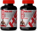 Erkekler için Muscle Builder Pills - BRANCHED Zinciri - BCAA 3000MG - bcaa Tren ve Recover - 2 Şişe 240 Tablet