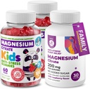 DR. MORITZ Magnezyum Sche - Yetişkinler için Gummies (200 mg, 30 Count) ve Magnezyum Gummies (60 Kont, 2 Pack) - Sugar-Free