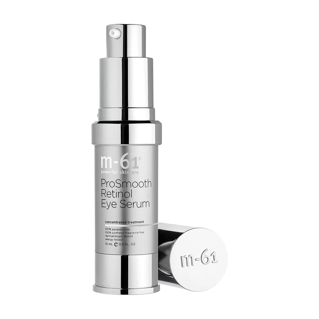 m-61 ProSmooth Retinol Eye Serum |% 0.1 non-Irritating Retinol Eye Serum with Vitamin C, 0,5 Fl Oz