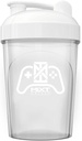 MIXT Energy Shaker Şişe, 16 oz. Shaker Şişe, BPA Free & Lid Mix Technology (16 oz, Game Controller)