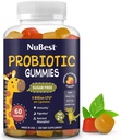 Çocuklar ve gençler için en iyi Günlük Probiyotik Gummies 5 Milyar CFU'lar | Destekler Immune, Gut ve Digestive Health | Nodrew Sugar | Yummy Strawberry & Orange Flavors | 60 Premium Vegan Gummies