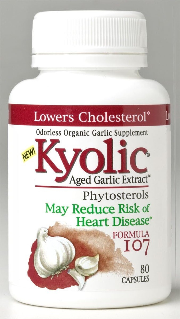 Kyolic Formula 107 80 caps Tarafından Wakunaga
