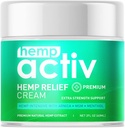 Κρέμα κάνναβης με Menthol, MSM & Arnica – Ελαφριά, γρήγορης απορρόφησης ενυδατική κρέμα – Αναζωογονητική, μη λιπαρή φόρμουλα για Νουριχμένο δέρμα – 2 Fl Oz