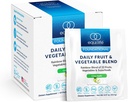 Equilife καθημερινή μείξη φρούτων & λαχανικών, Superfood Αντιοξειδωτικό συμπλήρωμα, Crisp Apple Γεύση με βιταμίνη C, Fiber, και 9 Essential Amino Acids, υποστηρίζει την ενέργεια, Vegan, 14 ενιαία πακέτα σερβίρετε