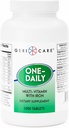 GeriCare Μία-Καθημερινή Multi-Vitamin με δισκία σιδήρου, 1000 Count (Pack of 1)