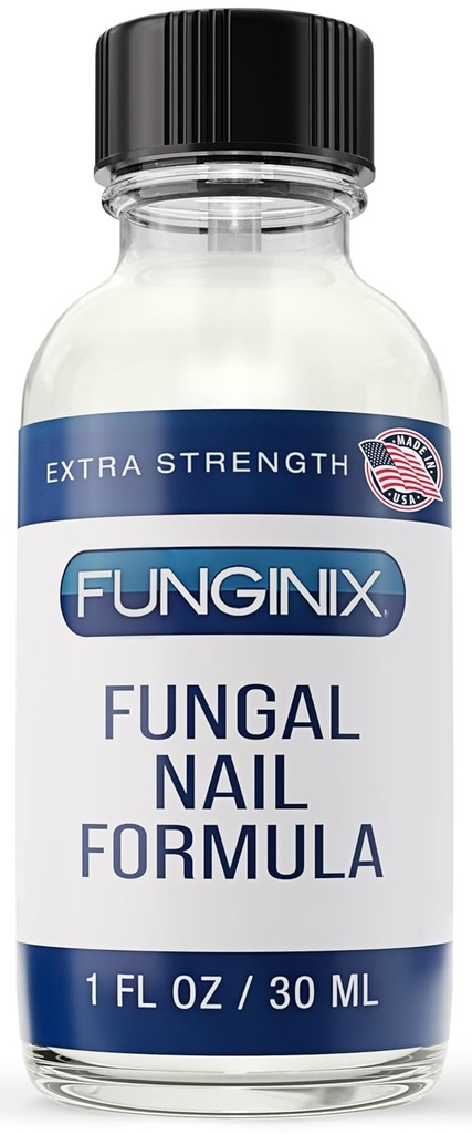 FUNGINIX Toenail Fungus Tedavisi Ekstra Kuvvet - Antifungal Nail Tedavisi 10% Undecylenic Acid & Tea Tree Oil - Nourished 15+ Natural Oils & Botanicals - USA'da (Pazarlama Mayıs Vary)