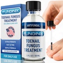 FUNGINIX Toenail Fungus Tedavisi Ekstra Kuvvet - Antifungal Nail Tedavisi 10% Undecylenic Acid & Tea Tree Oil - Nourished 15+ Natural Oils & Botanicals - USA'da (Pazarlama Mayıs Vary)