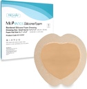 MedVance TM Silikon - Sınırlanmış Silikon Yapıştırıcısı Yıkamak 7"x 7" 5 giyinme kutusu