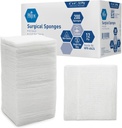 MED PRIDE 4"x 4" Gauze, 200 Cerrahi Sponges 12ply Ekstra Absorbent | All-Gauze, Non-Sterile| Yara Elbiseleri için Büyük, Prepping, Scov & Temizlik| Essential First-Aid