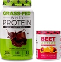 Nutrology Grass Fed Whey Protein Toz, Destekler Lean Muscle Recovery & Performans, Kremy Chocolate Flavor (28 Hizmet) Arıt Active, Natural Pre-Workout Toz, Passion Fruit Flavor (3)